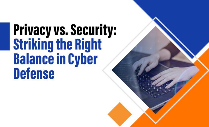 Image depicting the balance between privacy and security in cyber defense.