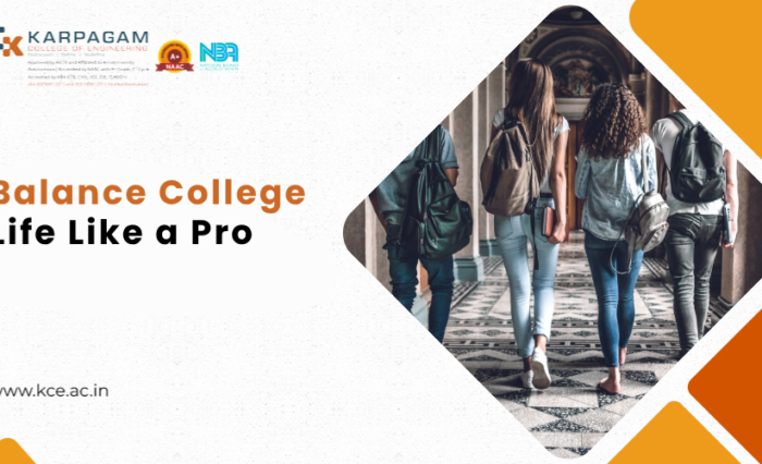 How-to-Balance-Academics-Projects-KCE-BLOG Students balancing academics, projects, and placements in engineering college